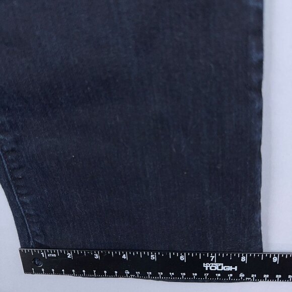 Levis 515 Nouveau Bootcut Jeans Womens Size 10 Long Mid Rise Dark Wash Blue - Picture 9 of 12